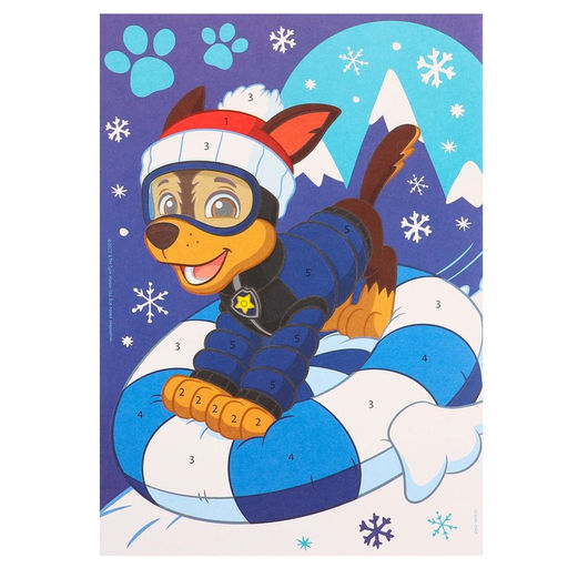 Аппликация фольгой на новый год «Щенячий патруль», набор для творчества