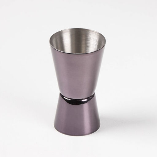 Джиггер Доляна Металлик, 15/30 мл, нержавеющая сталь, тёмно-серый фото 2