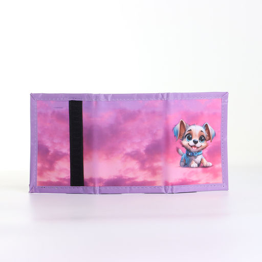 Кошелёк детский на липучке «Выбражулька», розовый