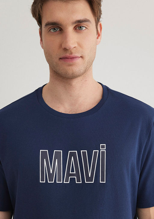 Mavi Logo Bask?l? Lacivert Ti??rt  фото 6