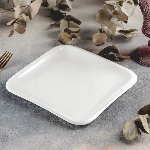 Блюдо Wilmax Teona, d=20 см, фарфор, белое