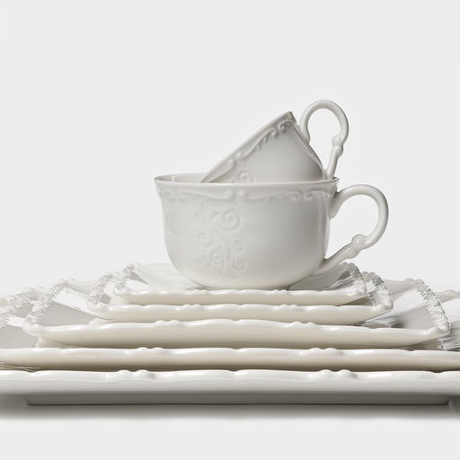 Салатник Magistro Kingdom, 300 мл, 12×5 см, фарфор, белый