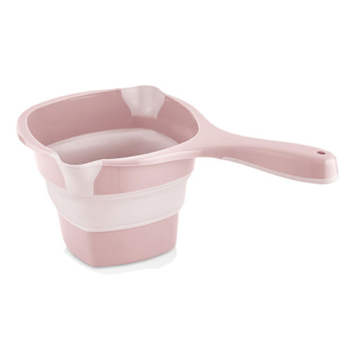 L-00857PK Ковш складной 1л розовый пластик/силикон - Mayer&boch фото 2