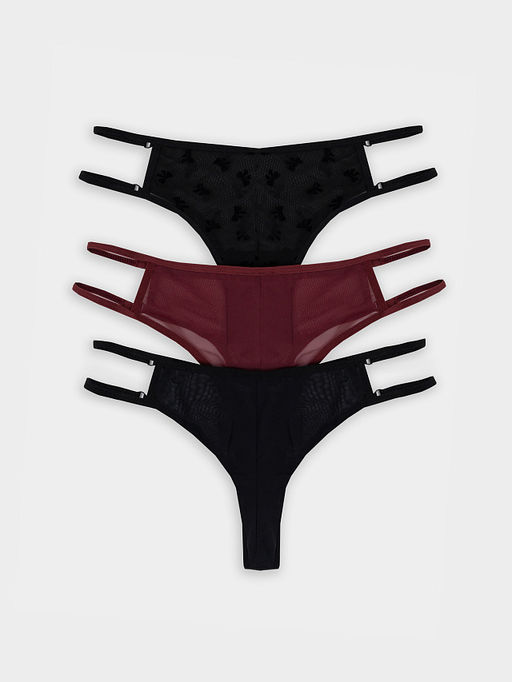 Трусы бразилиана женские в наборе, 3 шт - Mark formelle фото 10