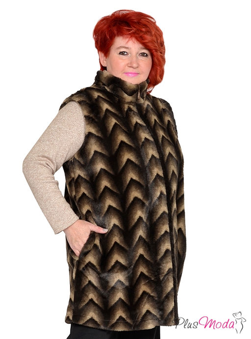 Жилет Модель №1775 размеры 44-84 - Plusmoda фото 11