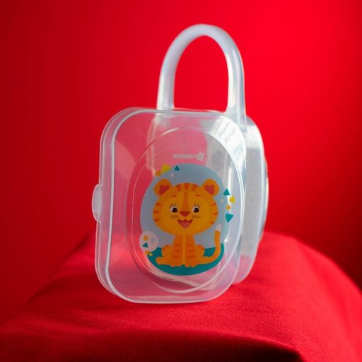 Контейнер для хранения и стерилизации детских сосок и пустышек Тигрёнок, цвет МИКС - Крошка я фото 6