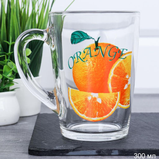Кружка 300 мл Апельсин / Д1334/69апельсин /уп 20/