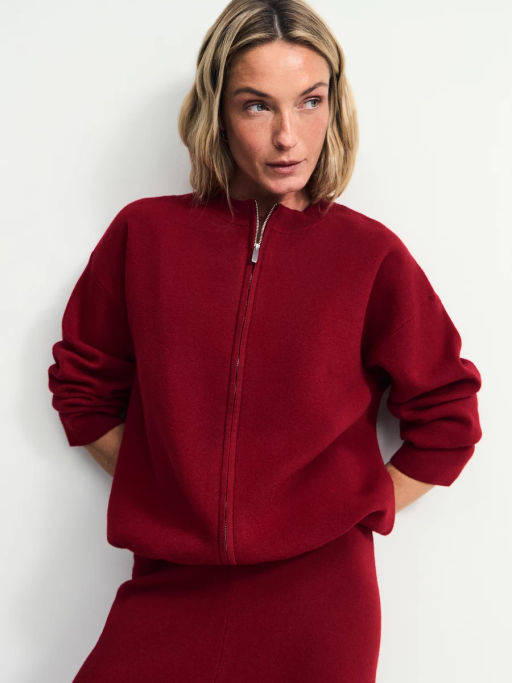 Оверсайз джемпер на молнии / Zarina