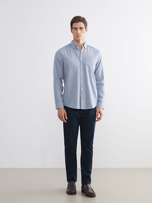 Regular Fit Uzun Kollu Arm?rl? Erkek G?mlek