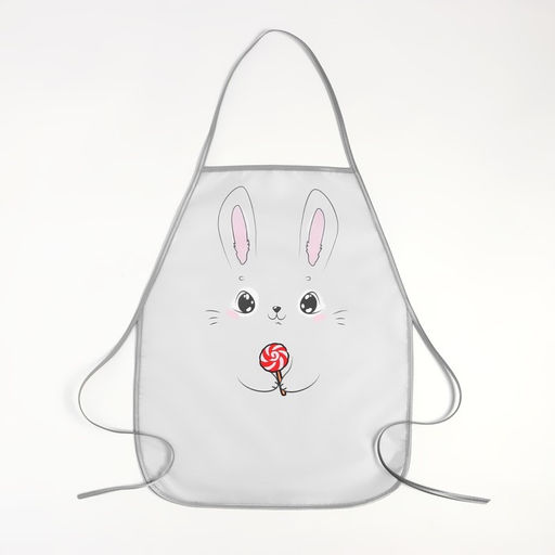 Фартук детский Этель Зайка, 49 х 39 см, 100% полиэстер  фото 6