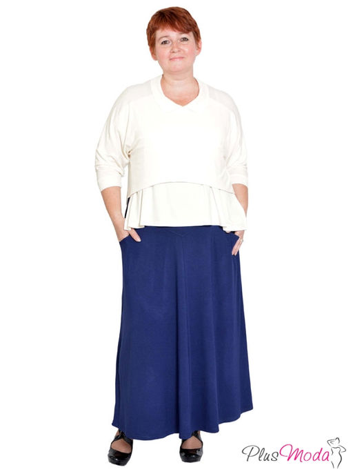Юбка Модель №99 размеры 50-72 - Plusmoda фото 3