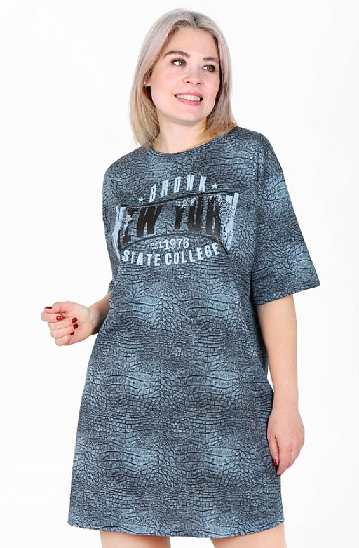 Туника Пантера Х-458А (42-56) кулирка - Лотос фото 4