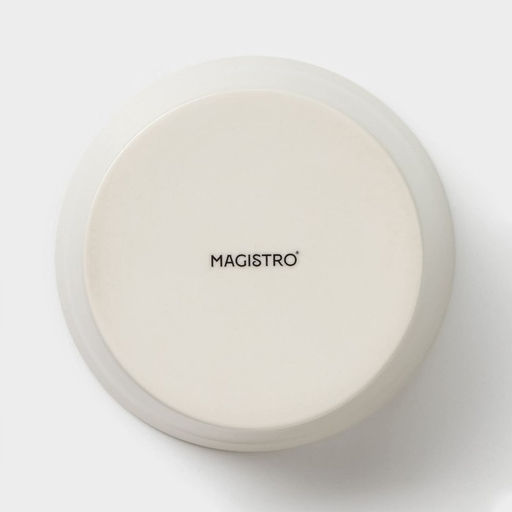 Салатники Magistro Whitewarm, 380/700/1.2 л, d=12/16/20.5 см, набор 3 шт., фарфор, белые  фото 15