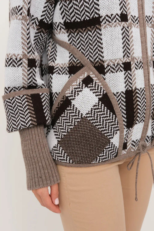 ЗЛАТА Жакет М 3370/шоколадный