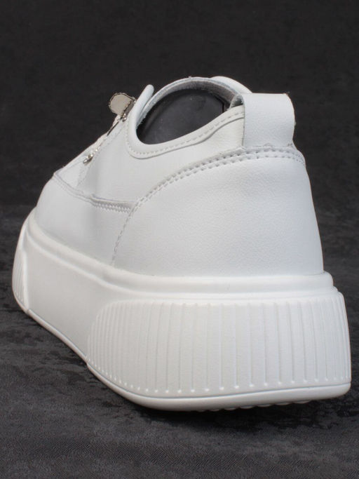 05-SD8-1D WHITE Кроссовки женские (натуральная кожа) - Фабричный китай фото 6
