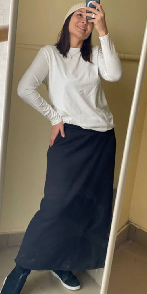 Очень теплая юбка (интерсофт или начес) - Knitka wear фото 25