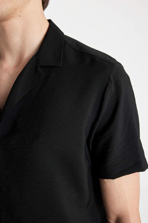 Рубашка Aerobin с короткими рукавами и воротником-поло Modern Fit - Defacto фото 6