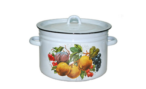 ЭМ_Кастрюля 5,5л ДЕКОР без обода арт 1617/4,1617Н/4, 02-1617/4, 02-1617Н/4,20-1617Н/4 Магнитогорск