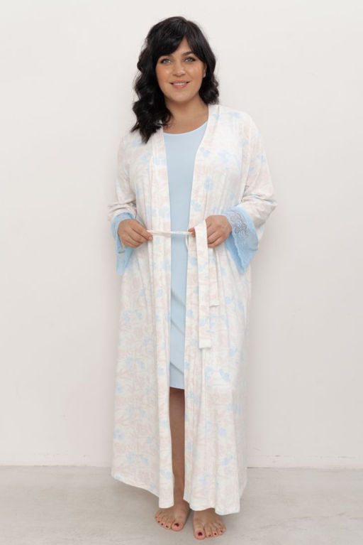 ПЕНЬЮАР ЖЕНСКИЙ арт. 6705W-76031.1S-057 - Almando melado фото 8