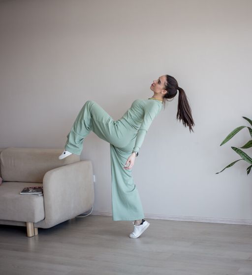 турецкий модал кашкорсе Костюм , цвет мята - Knitka wear фото 2