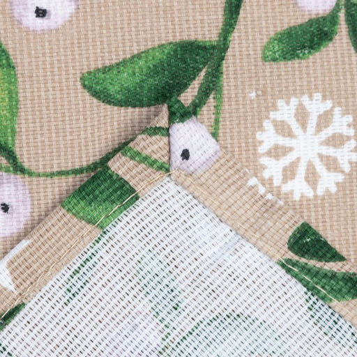 Скатерть новогодняя Доляна Frosty berries 149×110+/- 3 см, 100% хлопок, рогожка 164 г/м²