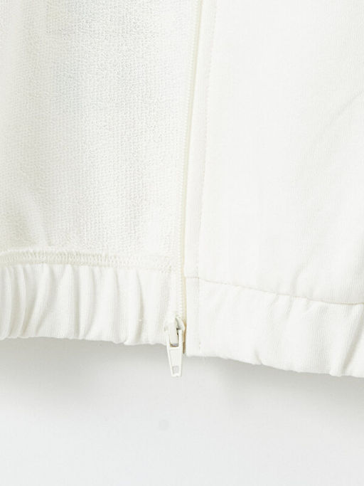 Dik Yaka Minnie Mouse Bask?l? K?z ?ocuk Fermuarl? Sweatshirt