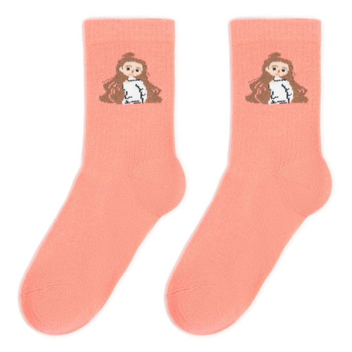 Подарочный набор термос и носки 3 пары KAFTAN Красотка, р. 37-39 (23-25 см)  фото 3