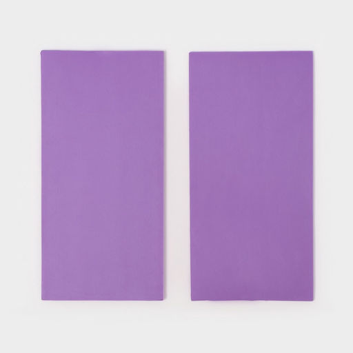 Печати для шоколада и кондитерских изделий Доляна «Дерево.Кирпич», набор 2 шт., силикон, 14.5×7 см, фиолетовые