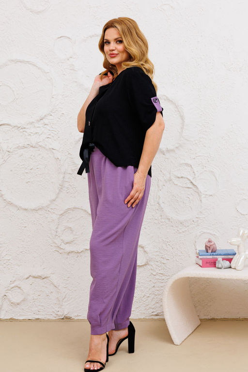 Костюм Michel Chic 1382 черный, сирень  фото 3