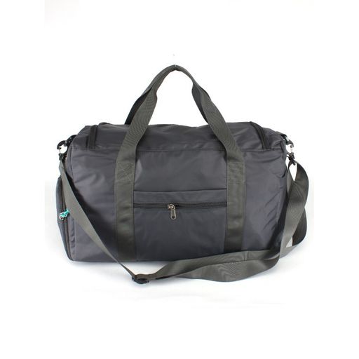 Сумка дорожная BoBo-754, 1отдел, плечевой ремень, серый 245364  фото 2