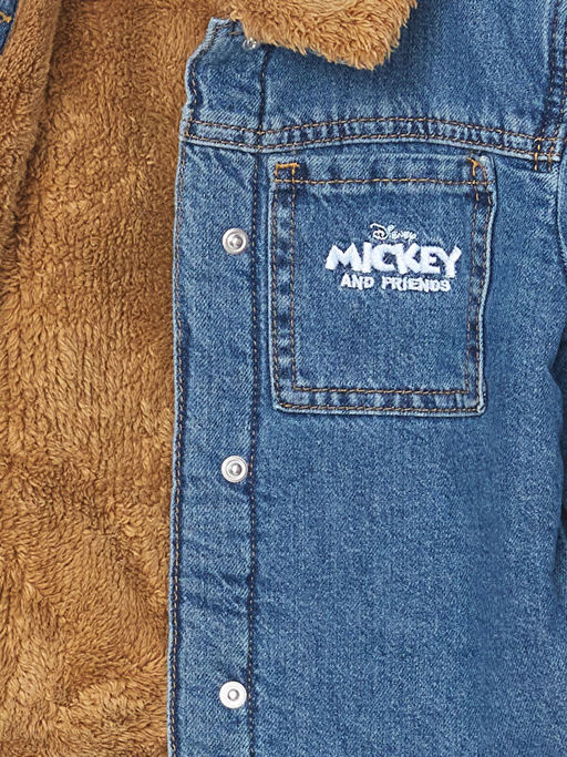 K?rkl? Erkek ?ocuk Jean Ceket - Waikiki фото 2