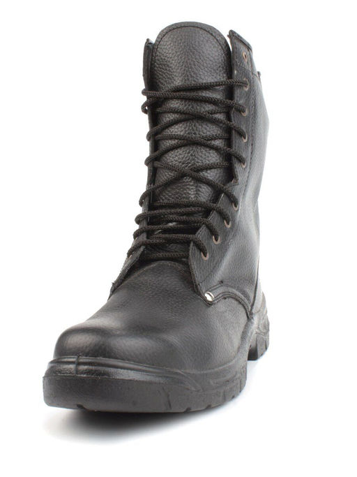 05-9001 BLACK Ботинки зимние мужские (искусственная кожа, искусственный мех)