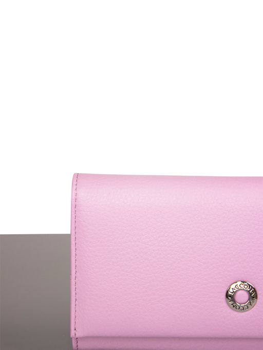 LACCOMA кошелек LA-1098-фиолетовый натуральная кожа  фото 4