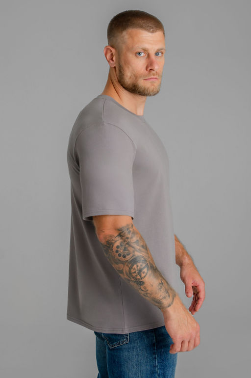 Арт. 67114/10 Футболка мужская 48-58 (6 шт) Цвет:серо-бежевый - Идеал фото 9