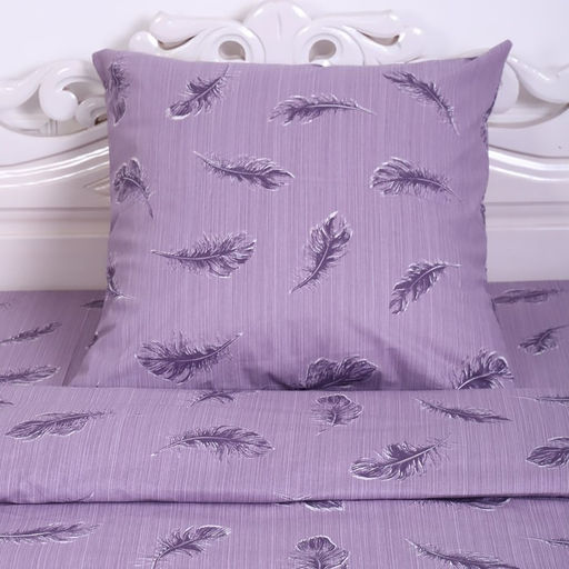 Постельное бельё 1,5сп Флай, цвет антрацит, 150х210см, 150х210см, 70х70 см, бязь, 120 г/м, хлопок 100% - Атра фото 3