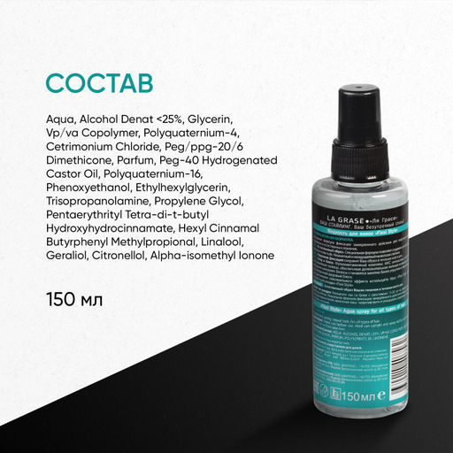 LA GRASE Жидкость для укладки волос Flexi Style 150мл (РФ)