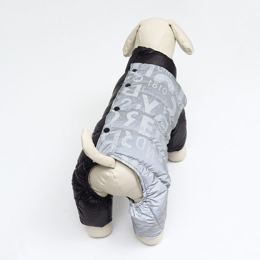 Комбинезон Ультра светоотражающий, размер 10 (ДС 21 см, ОГ 34 см, ОШ 24 см), чёрный - Simaland фото 3