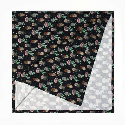 Скатерть «Этель» Succulents, 146×180 см, 100% хлопок, саржа 190 г/м²