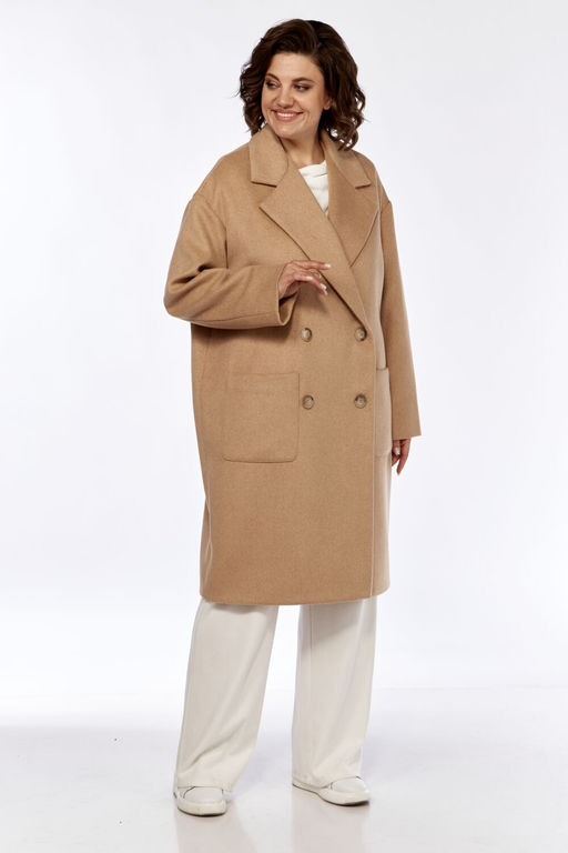 Пальто Diamant 1999 светлый коричневый фото 5