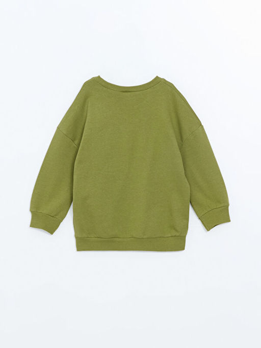 Bisiklet Yaka Erkek Bebek Sweatshirt