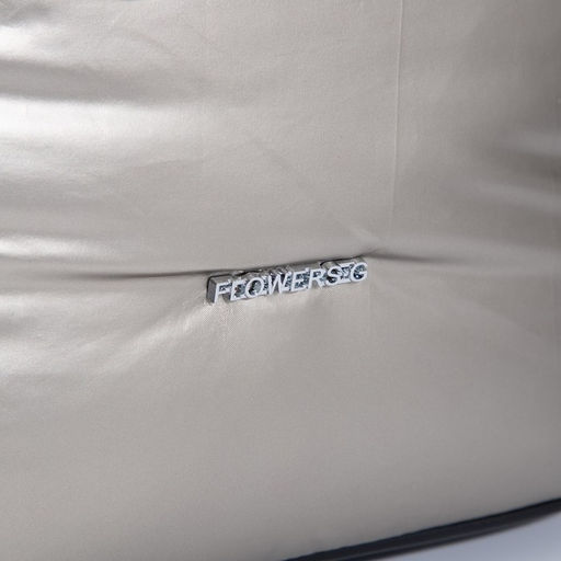 Сумка-тоут на молнии, наружный карман, длинный ремень, цвет бронзовый - Simaland фото 4