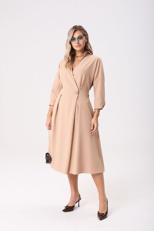 Платье Anastasia 1229.1 бежевый фото 6