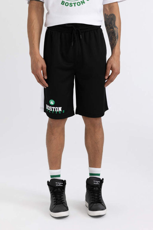 DeFactoFit Короткие шорты из плотной ткани свободного покроя NBA Boston Celtics  фото 4