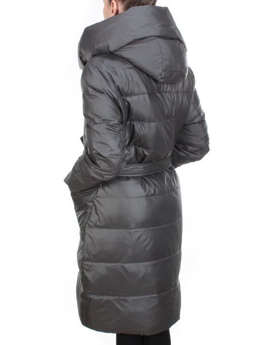 2237 DARK GRAY Пальто женское зимнее AKIDSEFRS (200 гр. холлофайбера) - Fashion фото 4