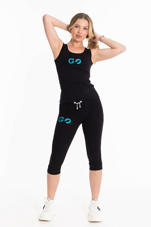 Майка М31708Па Черный - Елена фото 5