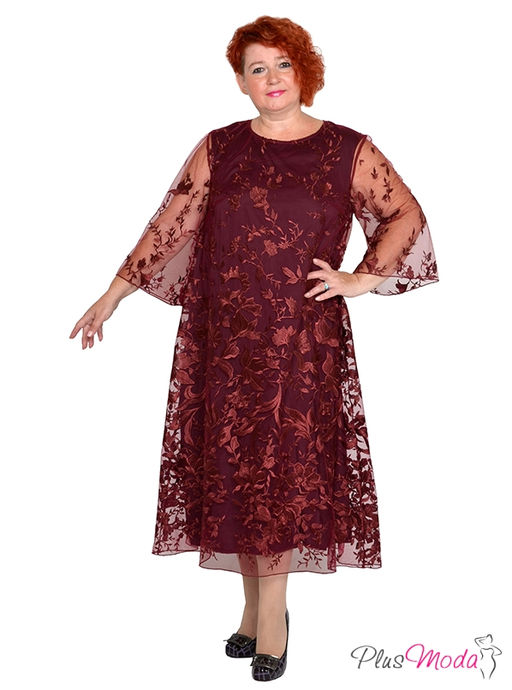 Платье Модель №1700 размеры 44-84 - Plusmoda фото 3