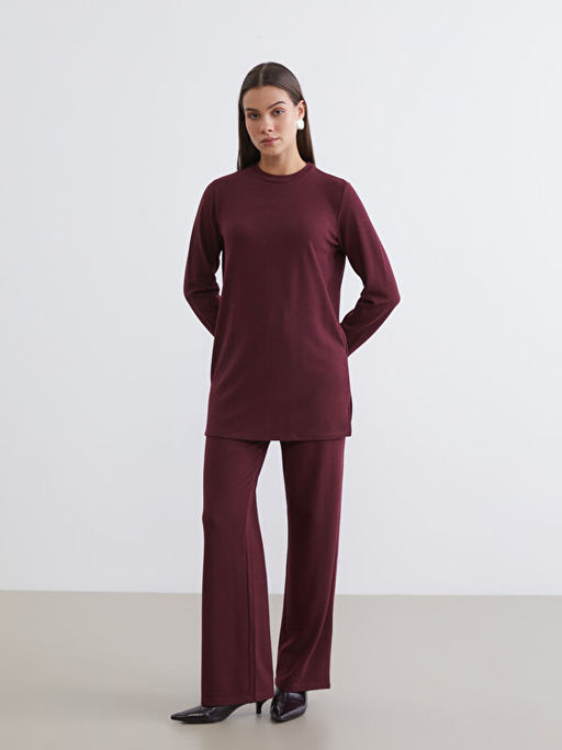 Bisiklet Yaka Kad?n Sweatshirt Tunik