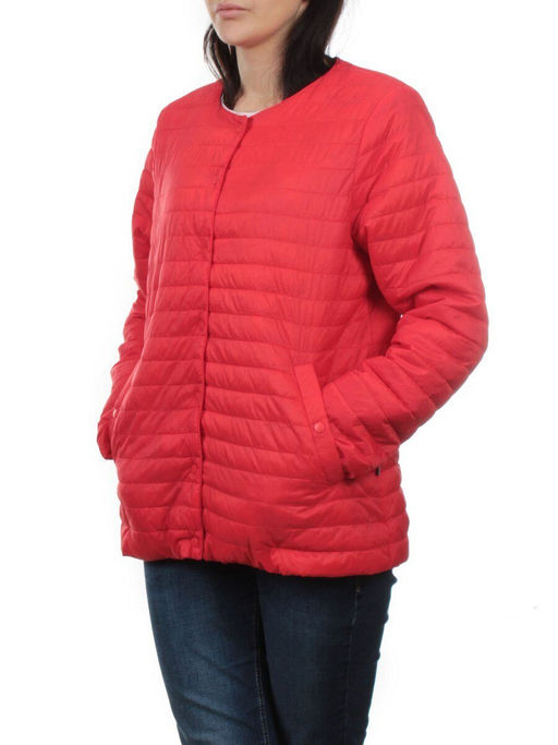 K-527 RED Куртка демисезонная стеганая женская (70 гр. холлофайбер) - Fashion фото 5