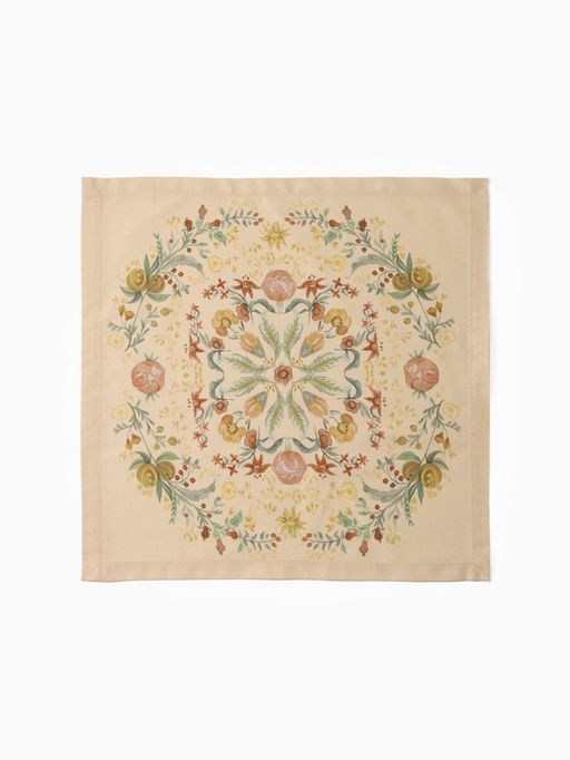 Набор кухонный «Этель» Floral pattern, скатерть 147×184 ±2 см с ГМВО, салфетки 40×40 см - 8 шт.