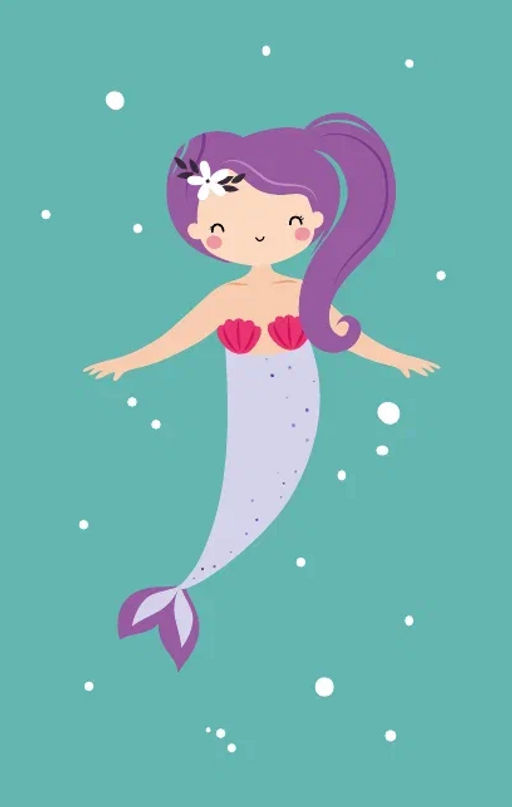 Держатель для карт Mermaid, green (6,5 х 9,5 см)